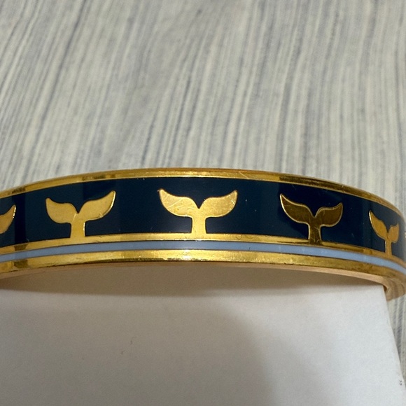 Kate Spade Gold and Black Patterned Bracelet - Picture 2 of 4